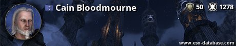 Signatur von Cain Bloodmourne