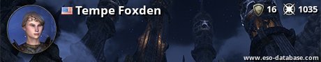 Signatur von Tempe Foxden