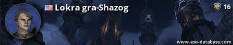 Signatur von Lokra gra-Shazog