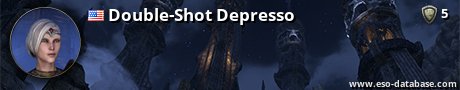 Signatur von Double-Shot Depresso