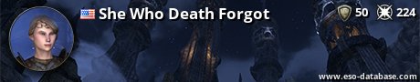 Signatur von She Who Death Forgot