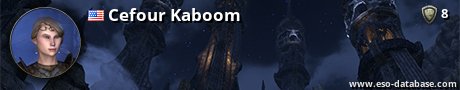Signatur von Cefour Kaboom