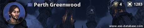 Signatur von Perth Greenwood