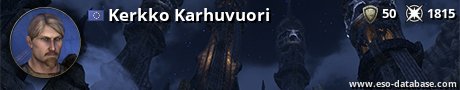 Signatur von Kerkko Karhuvuori