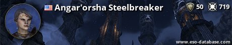 Signatur von Angar'orsha Steelbreaker