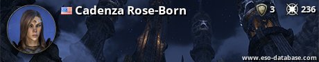 Signatur von Cadenza Rose-Born