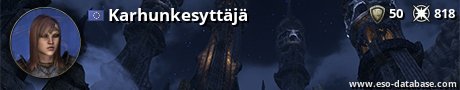 Signatur von Karhunkesyttäjä