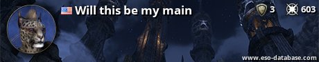 Signatur von Will this be my main
