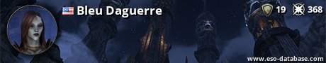 Signatur von Bleu Daguerre