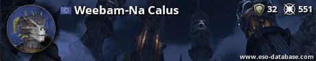 Signatur von Weebam-Na Calus