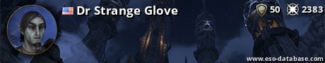 Signatur von Dr Strange Glove