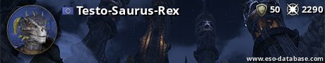 Signatur von Testo-Saurus-Rex