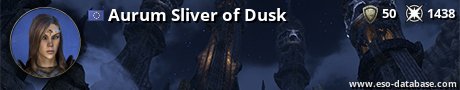 Signatur von Aurum Sliver of Dusk