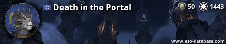 Signatur von Death in the Portal