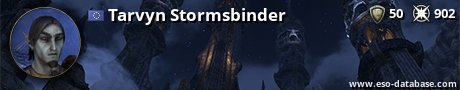 Signatur von Tarvyn Stormsbinder