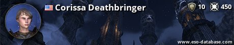 Signatur von Corissa Deathbringer