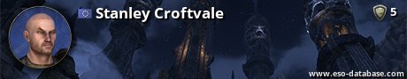Signatur von Stanley Croftvale