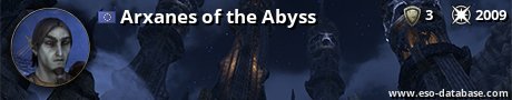 Signatur von Arxanes of the Abyss