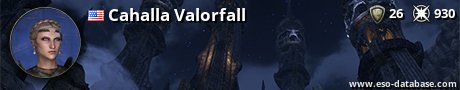 Signatur von Cahalla Valorfall