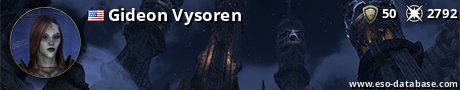 Signatur von Gideon Vysoren