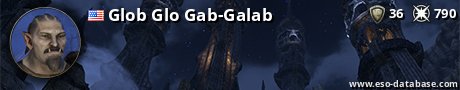 Signatur von Glob Glo Gab-Galab