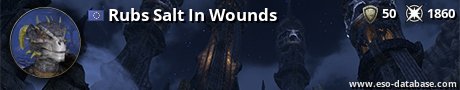 Signatur von Rubs Salt In Wounds