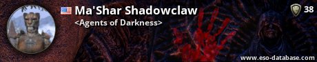 Signatur von Ma'Shar Shadowclaw