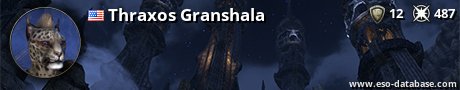 Signatur von Thraxos Granshala