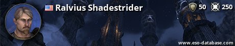 Signatur von Ralvius Shadestrider