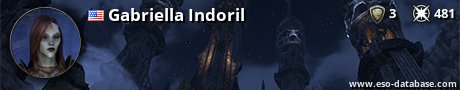 Signatur von Gabriella Indoril