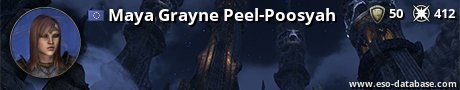 Signatur von Maya Grayne Peel-Poosyah
