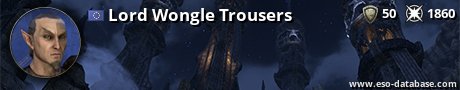 Signatur von Lord Wongle Trousers