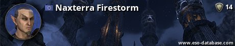 Signatur von Naxterra Firestorm
