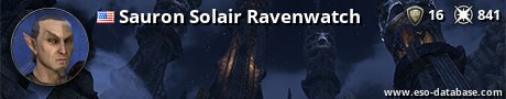 Signatur von Sauron Solair Ravenwatch