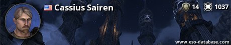 Signatur von Cassius Sairen