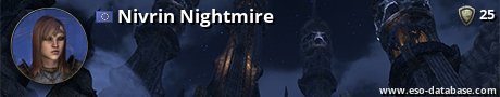 Signatur von Nivrin Nightmire