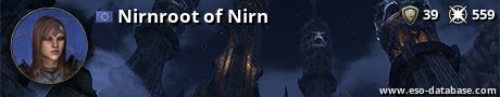 Signatur von Nirnroot of Nirn