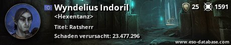 Signatur von Wyndelius Indoril