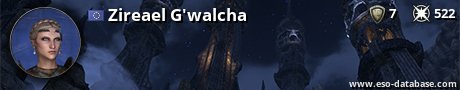 Signatur von Zireael G'walcha
