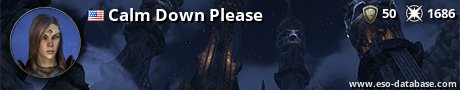 Signatur von Calm Down Please