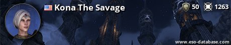 Signatur von Kona The Savage
