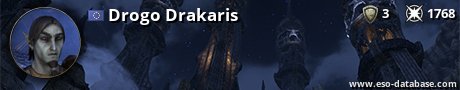 Signatur von Drogo Drakaris