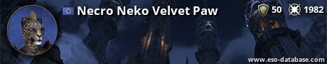 Signatur von Necro Neko Velvet Paw