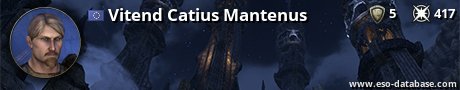 Signatur von Vitend Catius Mantenus