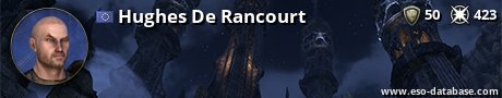 Signatur von Hughes De Rancourt