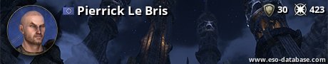 Signatur von Pierrick Le Bris