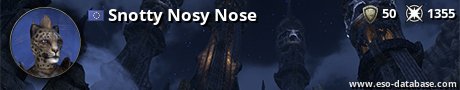 Signatur von Snotty Nosy Nose