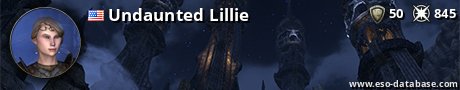 Signatur von Undaunted Lillie