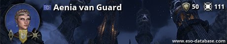 Signatur von Aenia van Guard