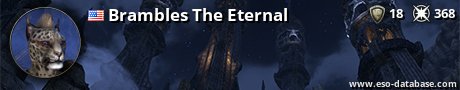 Signatur von Brambles The Eternal
